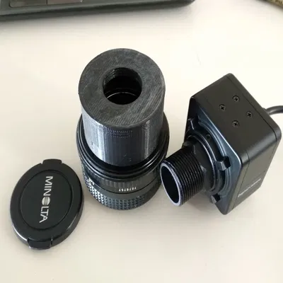 Adapter Minolta MD sang C-mount kéo dài linh hoạt