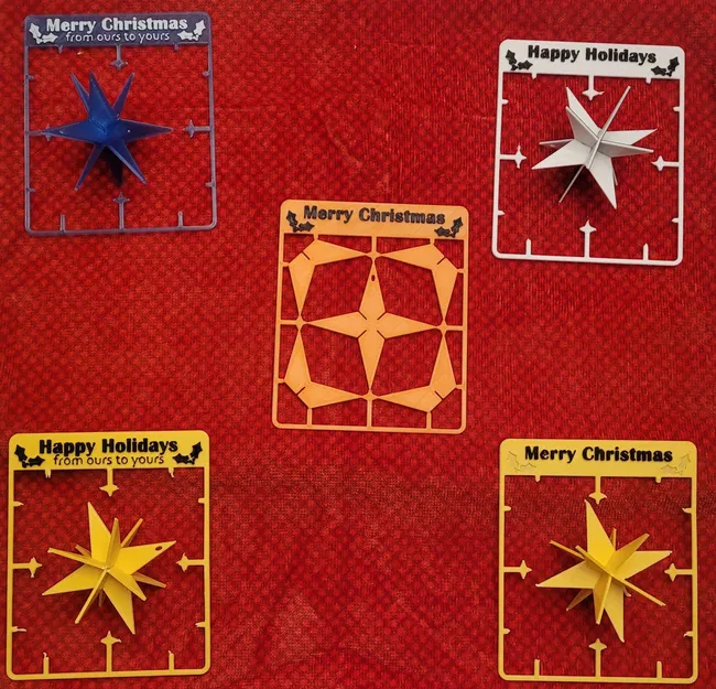 Bộ Thiệp Ngôi Sao Moravian - Image 3