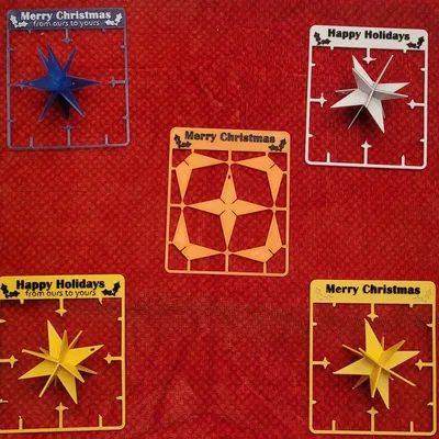 Bộ Thiệp Ngôi Sao Moravian