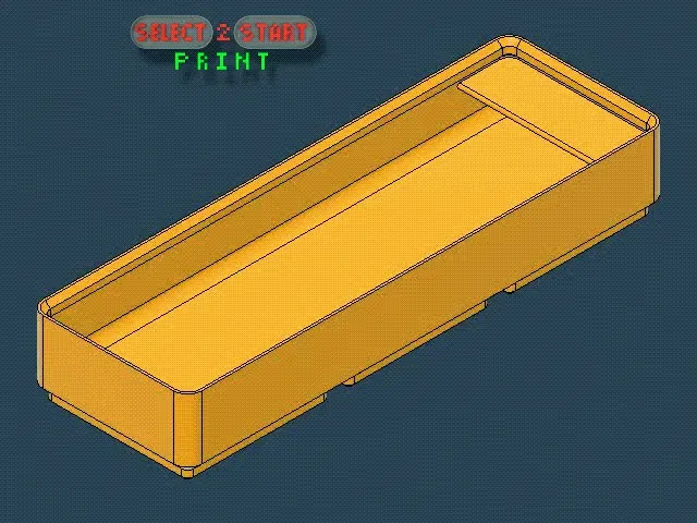 Hộp 3x1x2,5 | Nhãn | Gridfinity | Tủ đồ văn phòng | Dụng cụ | In nhanh - Image 1