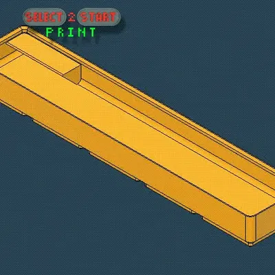 Hộp 1x5x2.5 | Nhãn dán | Gridfinity | Dụng cụ Sắp xếp Bàn làm việc | In theo lựa chọn