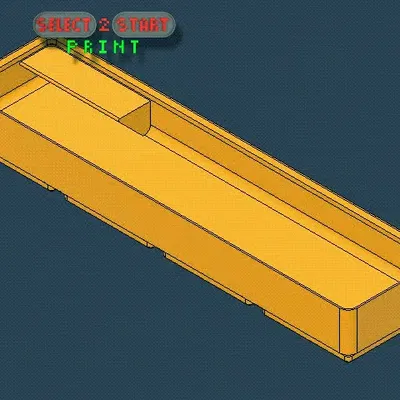 Hộp 1x4x2.5 | Nhãn Dán | Gridfinity | Sắp Xếp Bàn Làm Việc | Dụng Cụ