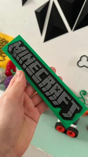 Tấm Logo Minecraft - Image 1