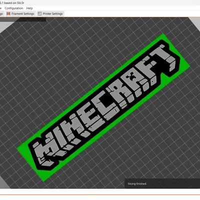 Tấm Logo Minecraft
