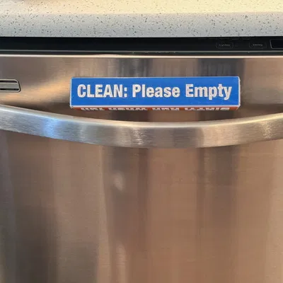 Biển Báo Máy Rửa Chén Prism
