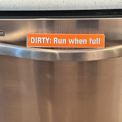 Biển Báo Máy Rửa Chén Prism