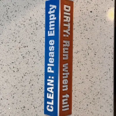 Biển Báo Máy Rửa Chén Prism