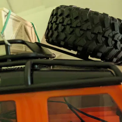 Giá đỡ bánh sơ cua trên nóc cho TRX-4M Defender