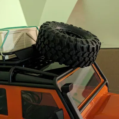 Giá đỡ bánh sơ cua trên nóc cho TRX-4M Defender