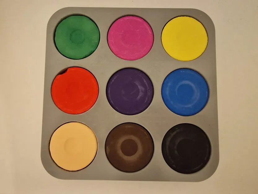 Khay màu nước cho viên puck 55mm - Image 2