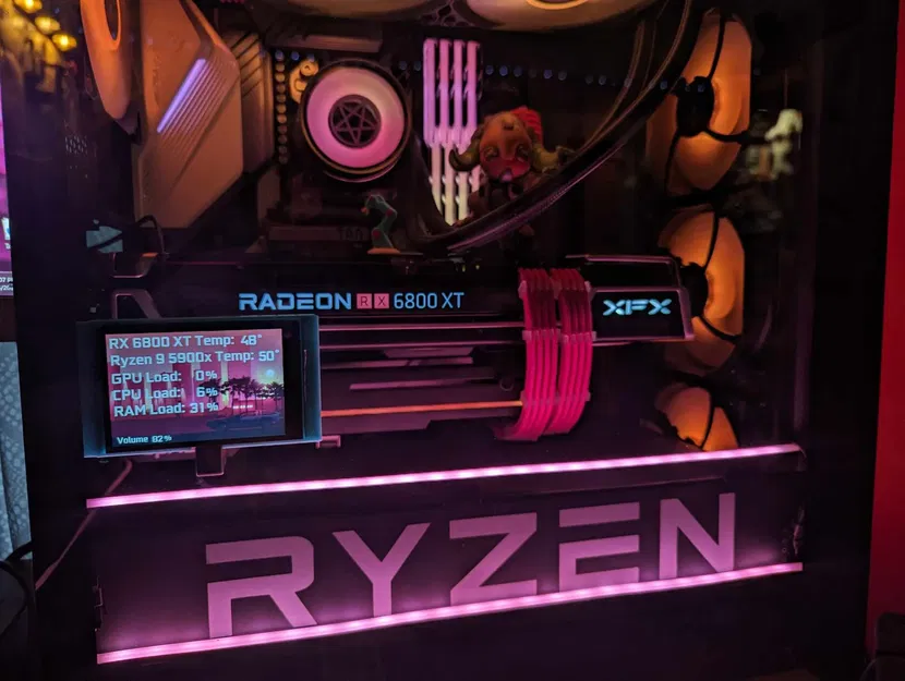 Khung Gắn Kính Màn Hình Turing 3.5 inch - Image 1