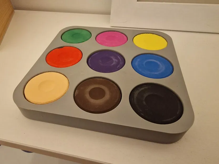 Khay màu nước cho viên puck 55mm - Image 4