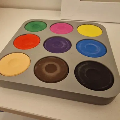 Khay màu nước cho viên puck 55mm
