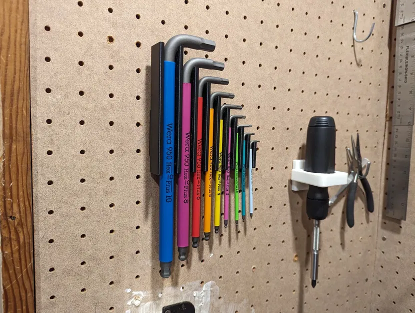 Giá Treo Cờ Lê Lục Giác Wera Lên Pegboard - Image 1