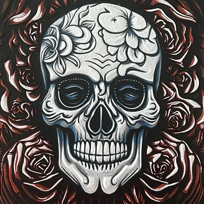 HueForge Đầu Lâu & Hoa Hồng