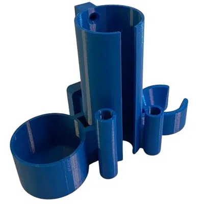 Rifle cleaning station