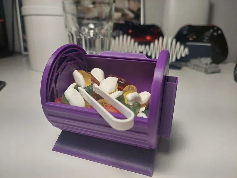 Kẹp Gắp & Đế Giữ cho Hộp Snack Roll-Top - Image 2