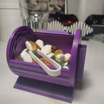 Kẹp Gắp & Đế Giữ cho Hộp Snack Roll-Top