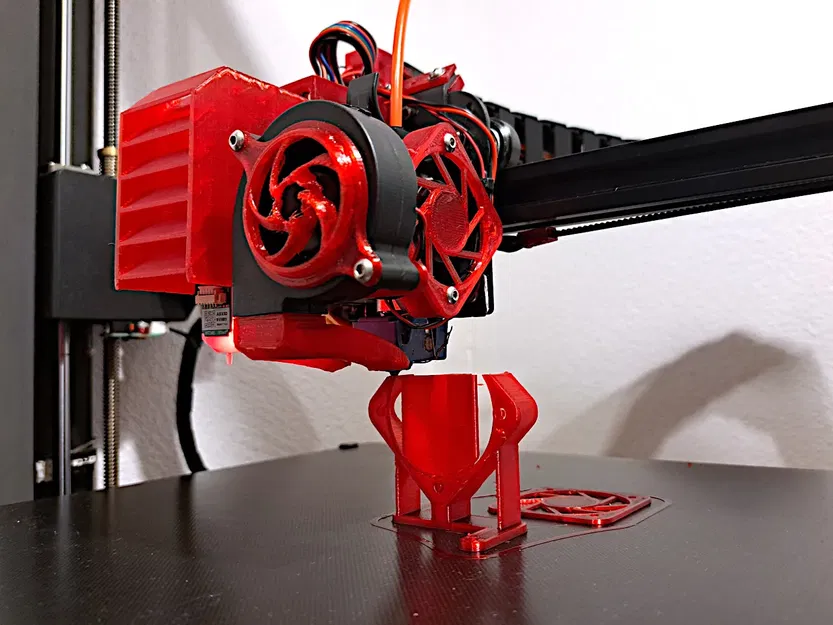 Giá đỡ quạt cho Titan Aero clone (quạt 4010) và ống Mistral 2.1 (quạt 5015) - Image 1