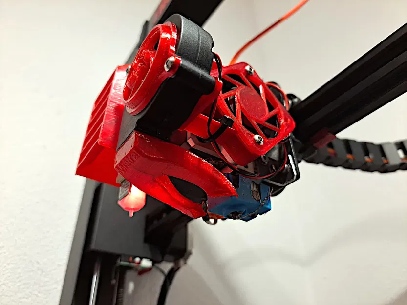 Giá đỡ quạt cho Titan Aero clone (quạt 4010) và ống Mistral 2.1 (quạt 5015) - Image 2