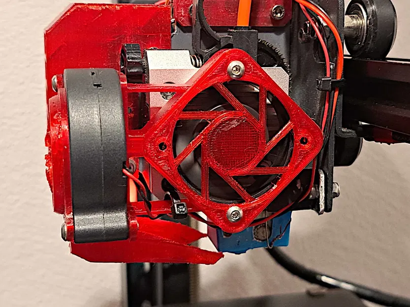 Giá đỡ quạt cho Titan Aero clone (quạt 4010) và ống Mistral 2.1 (quạt 5015) - Image 3