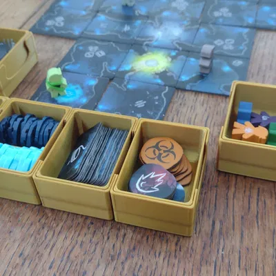 Hộp Đựng Linh Kiện Game Subterra Sang Trọng và Bộ Đánh Dấu Lượt