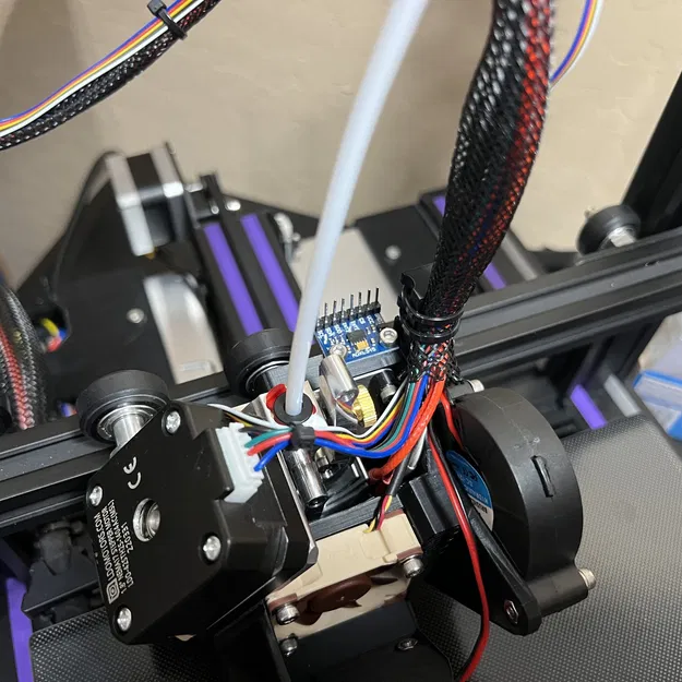 Wire Management Bracket with ADXL345 Mount for Micro Swiss NG - Image 2