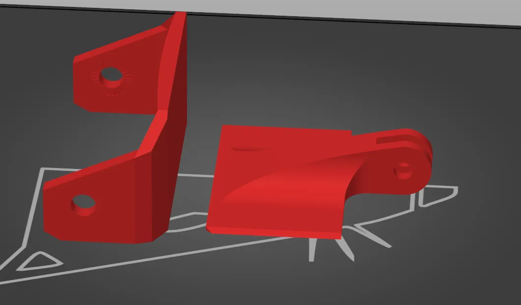 Pat Gắn GoPro Cho Đèn Pin Đầu Forclaz HL900 - Image 1