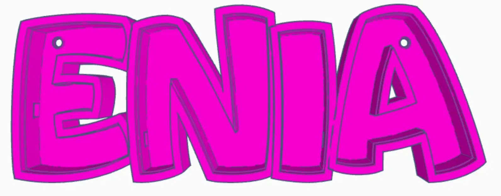 Đèn Tên LED ENIA - Image 1