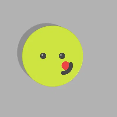 Miếng Lót Ly Hình Mặt Cười