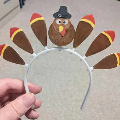 Băng Đô Gà Tây Lễ Tạ Ơn (Cỡ Búp Bê)