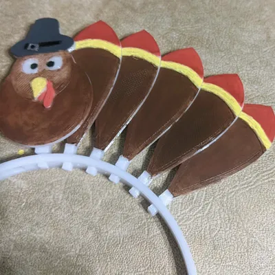 Băng Đô Gà Tây Lễ Tạ Ơn (Cỡ Búp Bê)