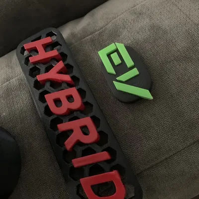 Logo Xe Hybrid & EV (Xe Điện)