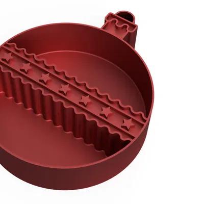 Hộp Đựng Kẹo Hình Trái Banh Giáng Sinh