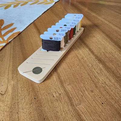 Stitching Floss Bobbin and Needle Holder