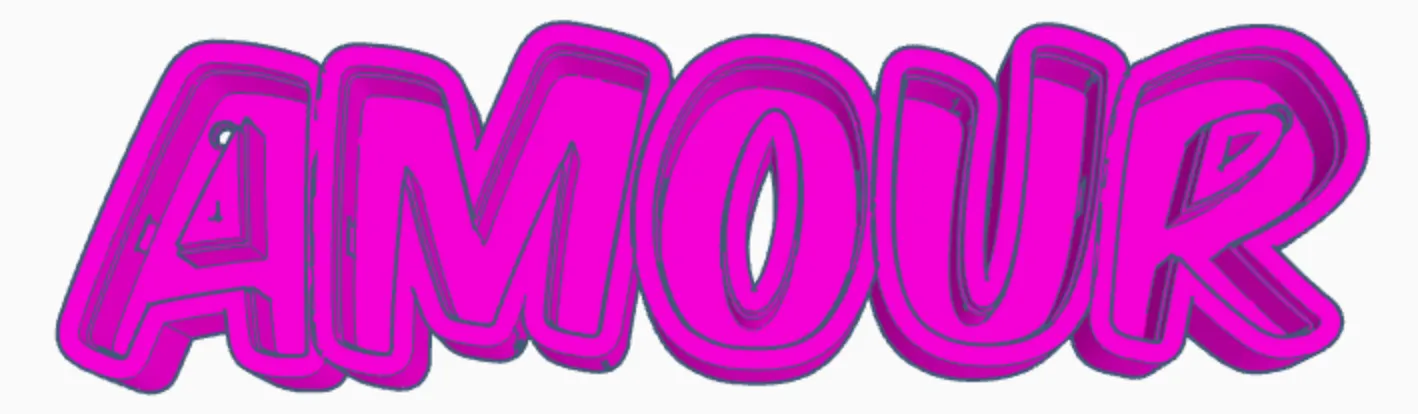 Đèn LED AMOUR Tên Riêng - Image 1