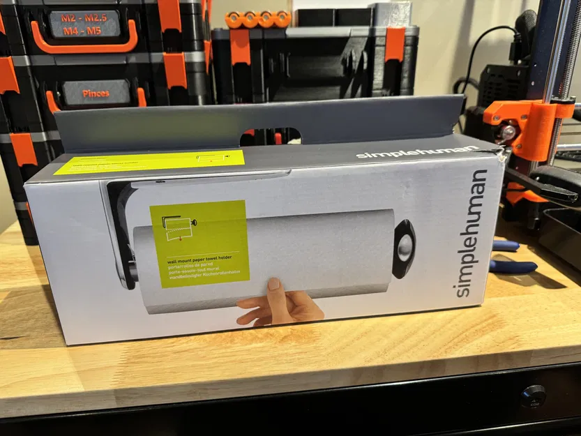 Đế Gắn Bằng Băng Keo Hai Mặt Cho Giá Treo Khăn Giấy Simplehuman - Image 5