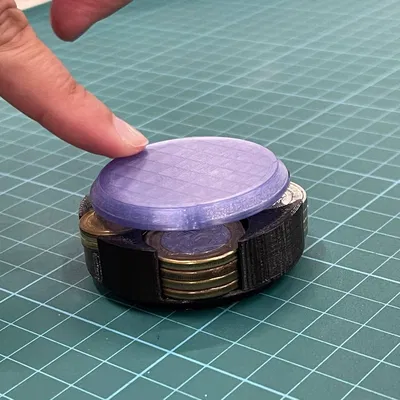 SGD Coin CANister EDC coin holder puck