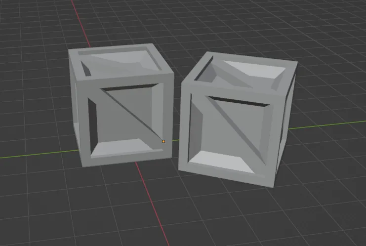 Mô hình Thùng Gỗ Low Poly Cho Bàn Cờ - Image 1