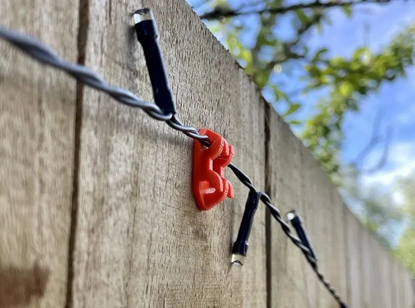 Giá Treo Đèn Trang Trí Giáng Sinh/Đèn Fairy Lên Hàng Rào - Image 1