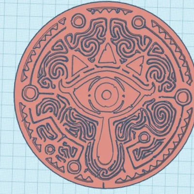 Đế lót ly Sheikah Slate Zelda