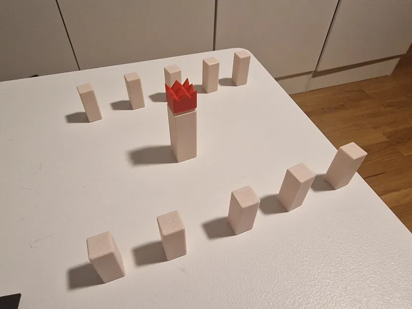 Miniature kubb (indoor table game) - Image 1