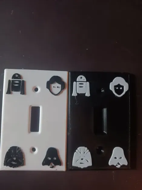 Star wars characters light switch cover. - Image 1
