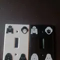 Star wars characters light switch cover. - Thumbnail 3