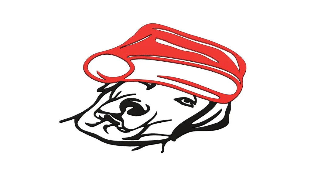 Móc Treo Giáng Sinh 03 - Chó Đội Mũ Ông Già Noel - Image 2