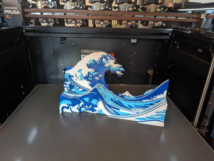 Sóng Lớn Ngoài Khơi Kanagawa - Biến thể MMU/Prusa XL - Image 1