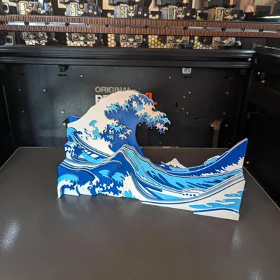 Sóng Lớn Ngoài Khơi Kanagawa - Biến thể MMU/Prusa XL