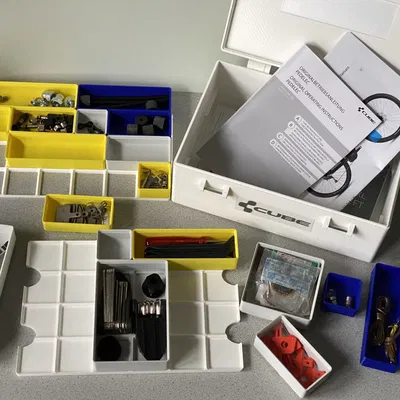 Hộp Đựng Đồ Nghề & Phụ Kiện Gridfinity Cho Xe Đạp Điện Cube (Và Các Loại Khác)