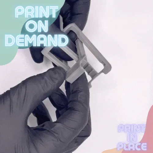 GIÁ ĐỠ ĐIỆN THOẠI MÓC KHÓA TỐI GIẢN, TÙY CHỈNH ĐƯỢC, IN LIỀN - Image 1