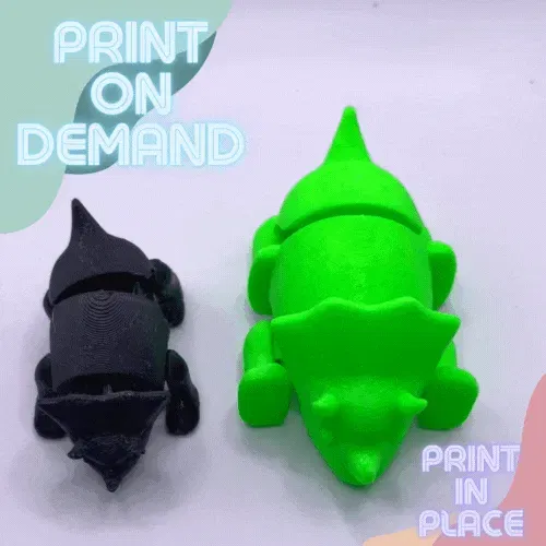 Khủng Long TRICÉRATOPS in liền - Đồ chơi cho bé, ý tưởng quà tặng - Image 2